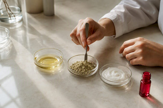 Ingrediënten van vegan bodylotion gecontroleerd