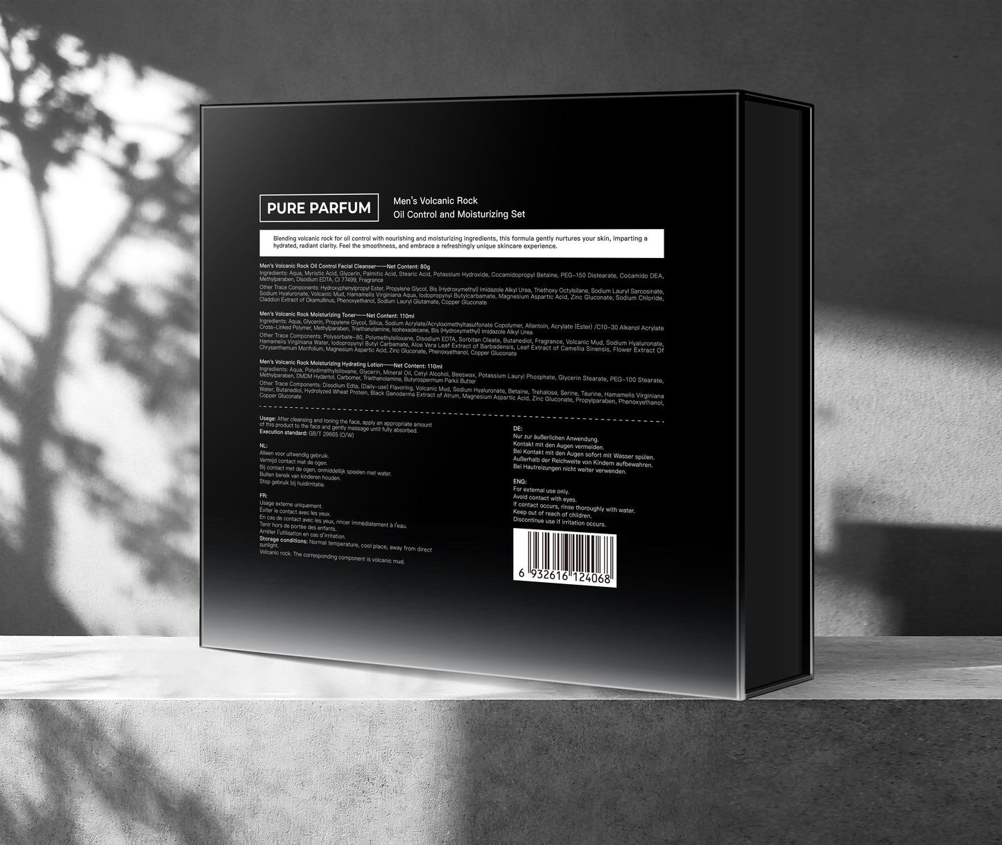 Volcanic Skincare Set - For men